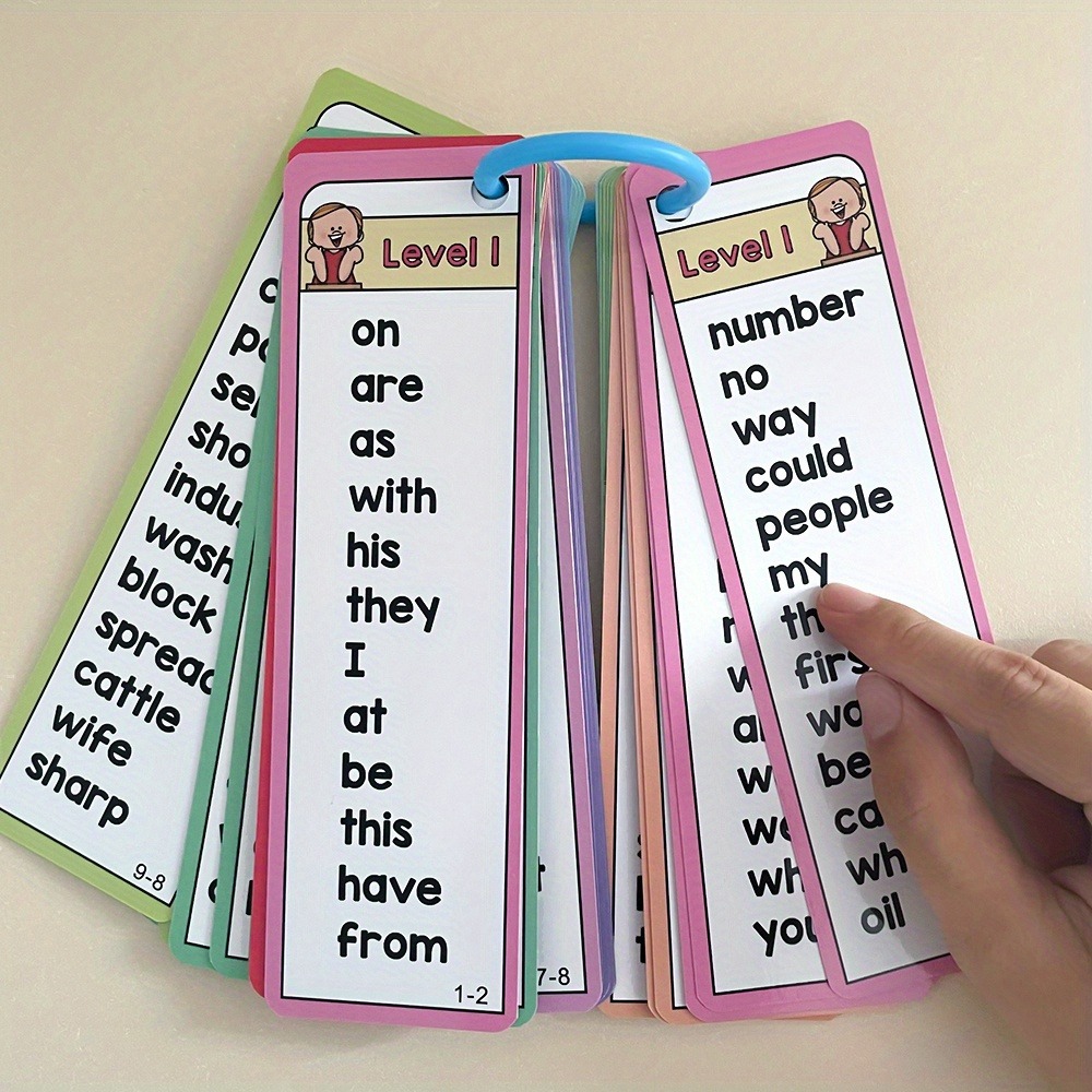 Kids Educational Games Learn English - Fun Learning Activity with Double-Sided Cards