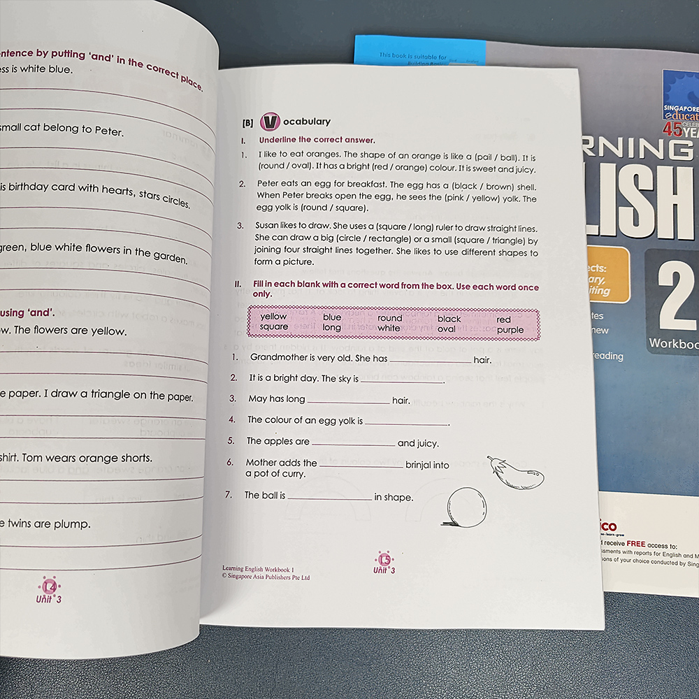 Kids Education In Singapore - 1 Book Sap Education 1- 6