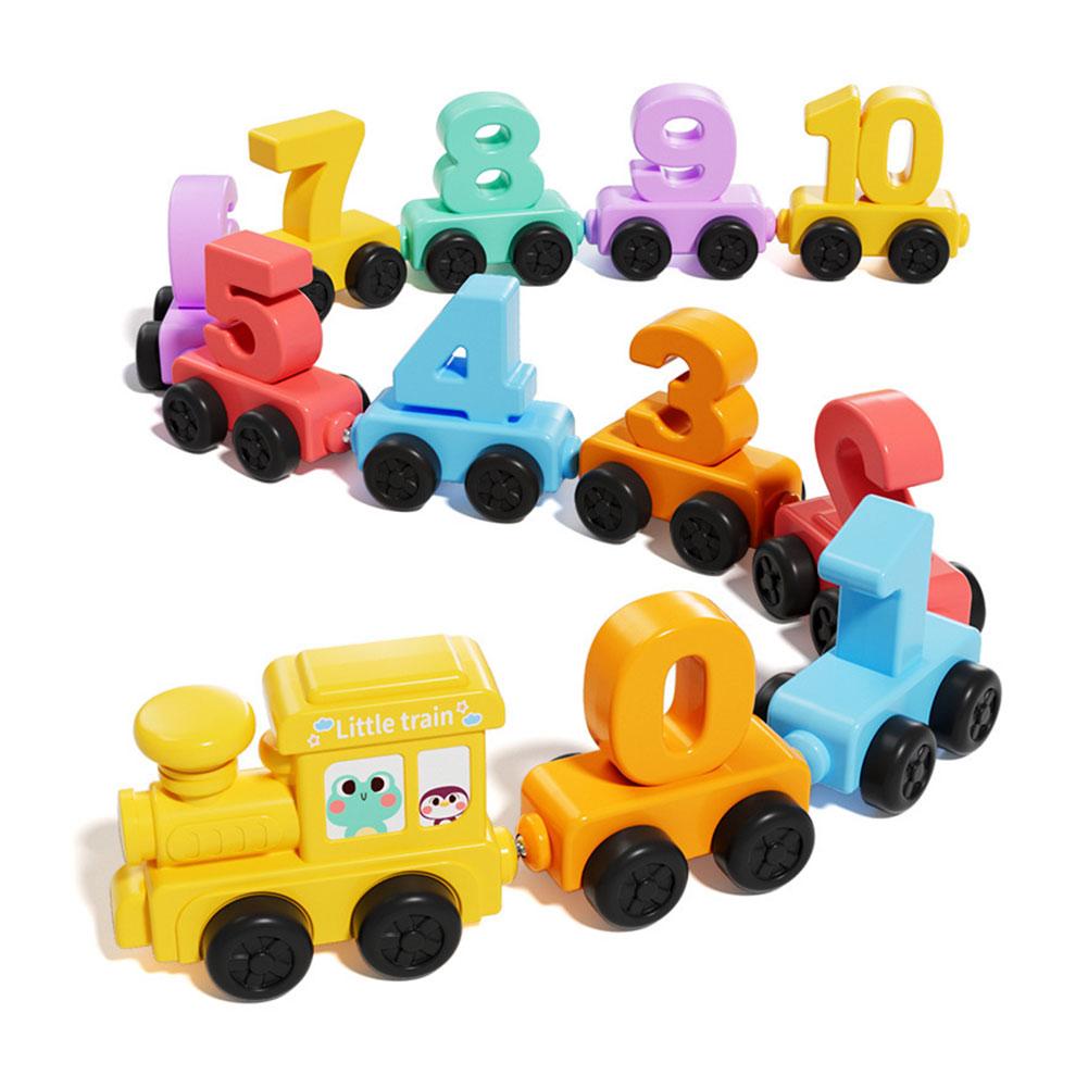 Kids Education Product - Montessori Educational Toy Train Set Wooden