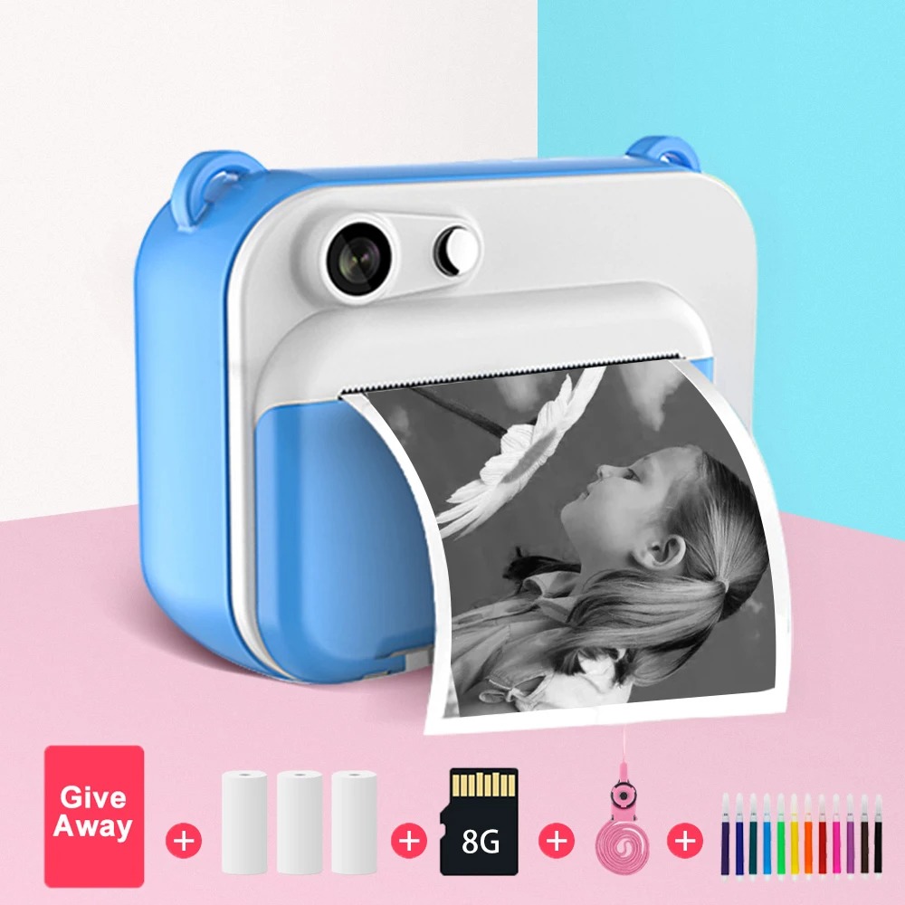 Japanese Kids Education - Children's Camera With Print Kids Instant