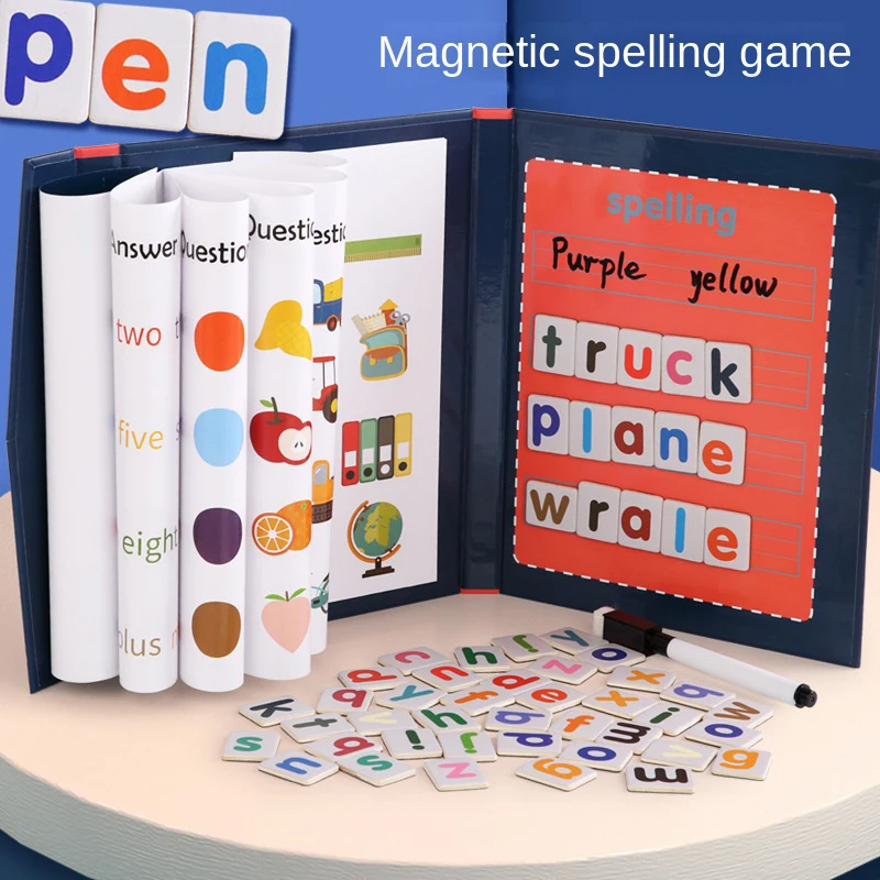 1pc Magnetic Alphabet Spelling - огляд і ціна Kids Educational Games Learn English