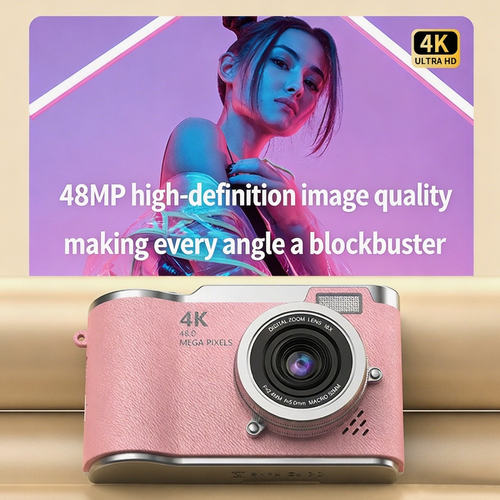 Portable 4K CCD Digital Camera - огляд і ціна Kids Education News