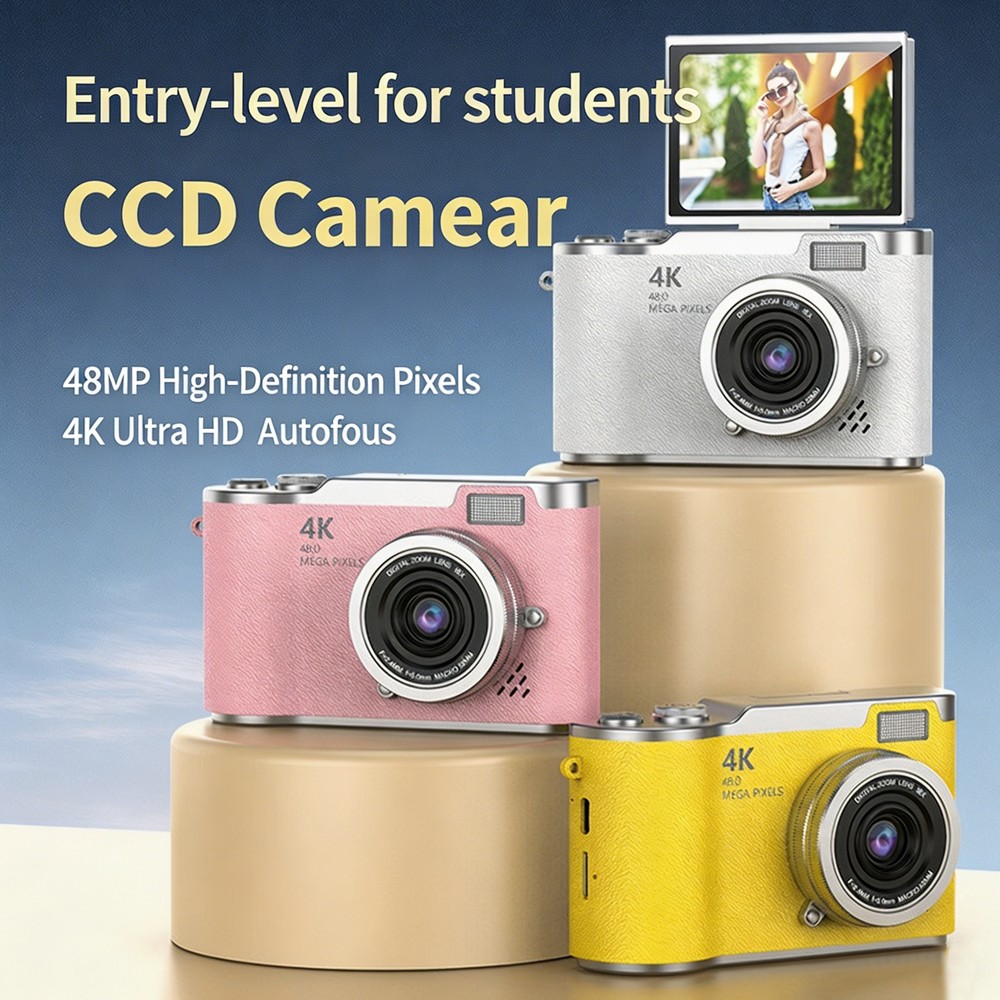 Portable 4K CCD Digital Camera - огляд і ціна Kids Education News