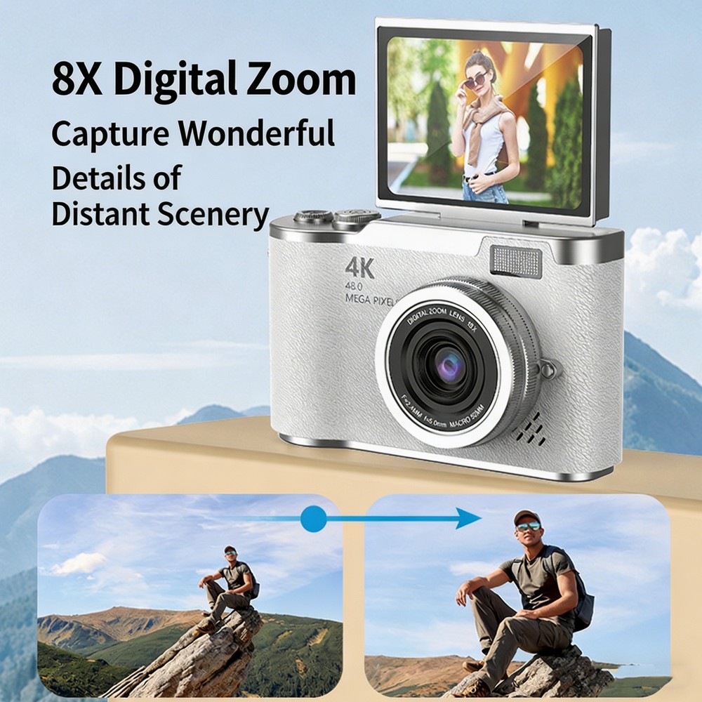 Portable 4K CCD Digital Camera - огляд і ціна Kids Education News