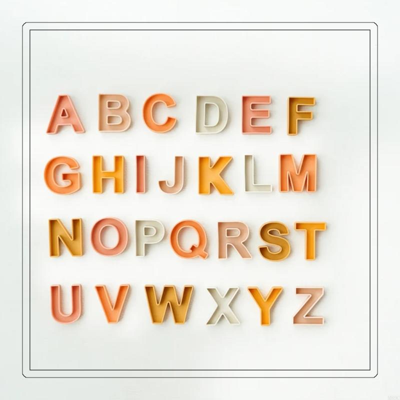 24Pcs 9x7cm Silicone English L - огляд і ціна Kids Educational Games Learn English