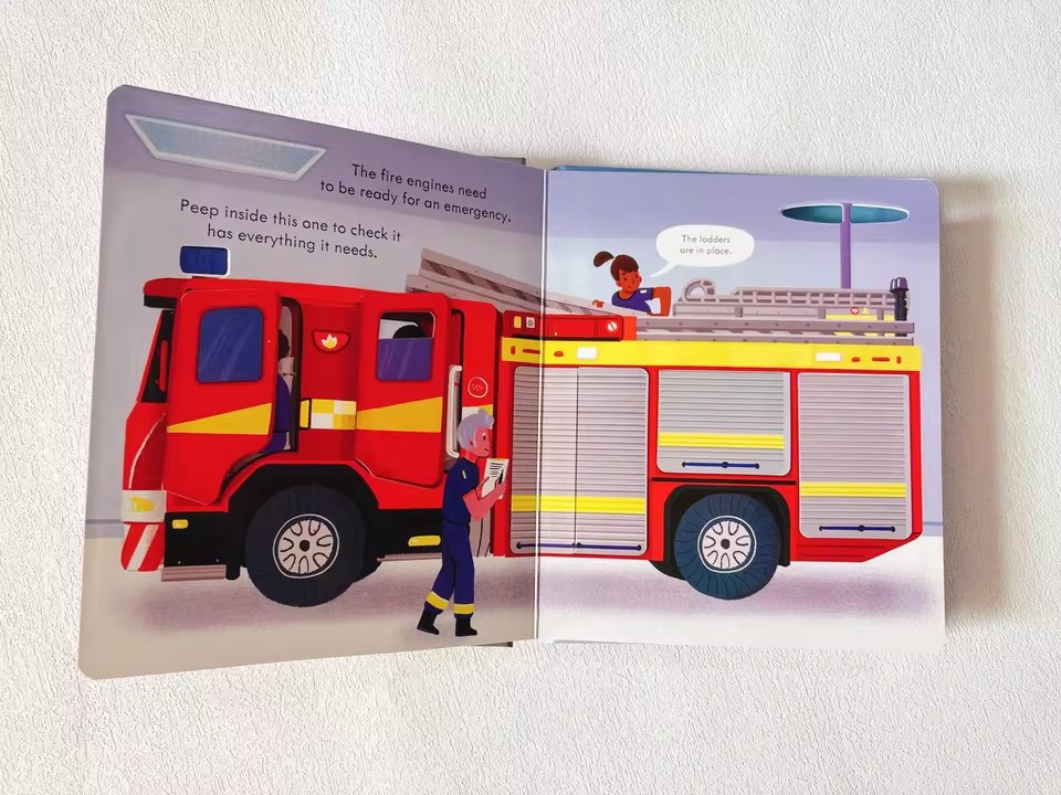 Usborne Peep Inside How A Fire - огляд і ціна Kid Educational