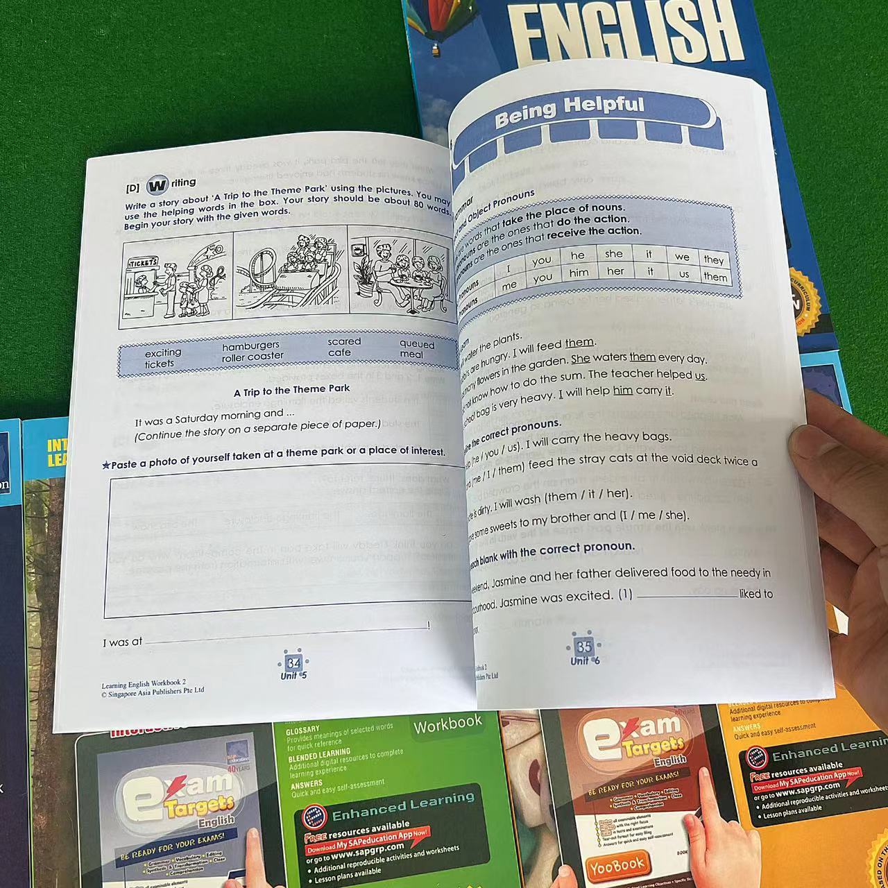 2 Book Sap Education 1- 6 Grad - огляд і ціна Kids Education In Singapore