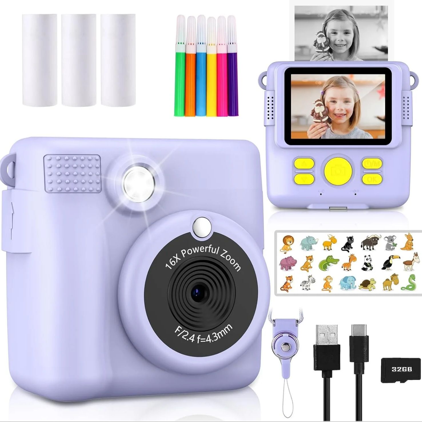 InstantPrint Camera for Kids C - огляд і ціна Kids Education News