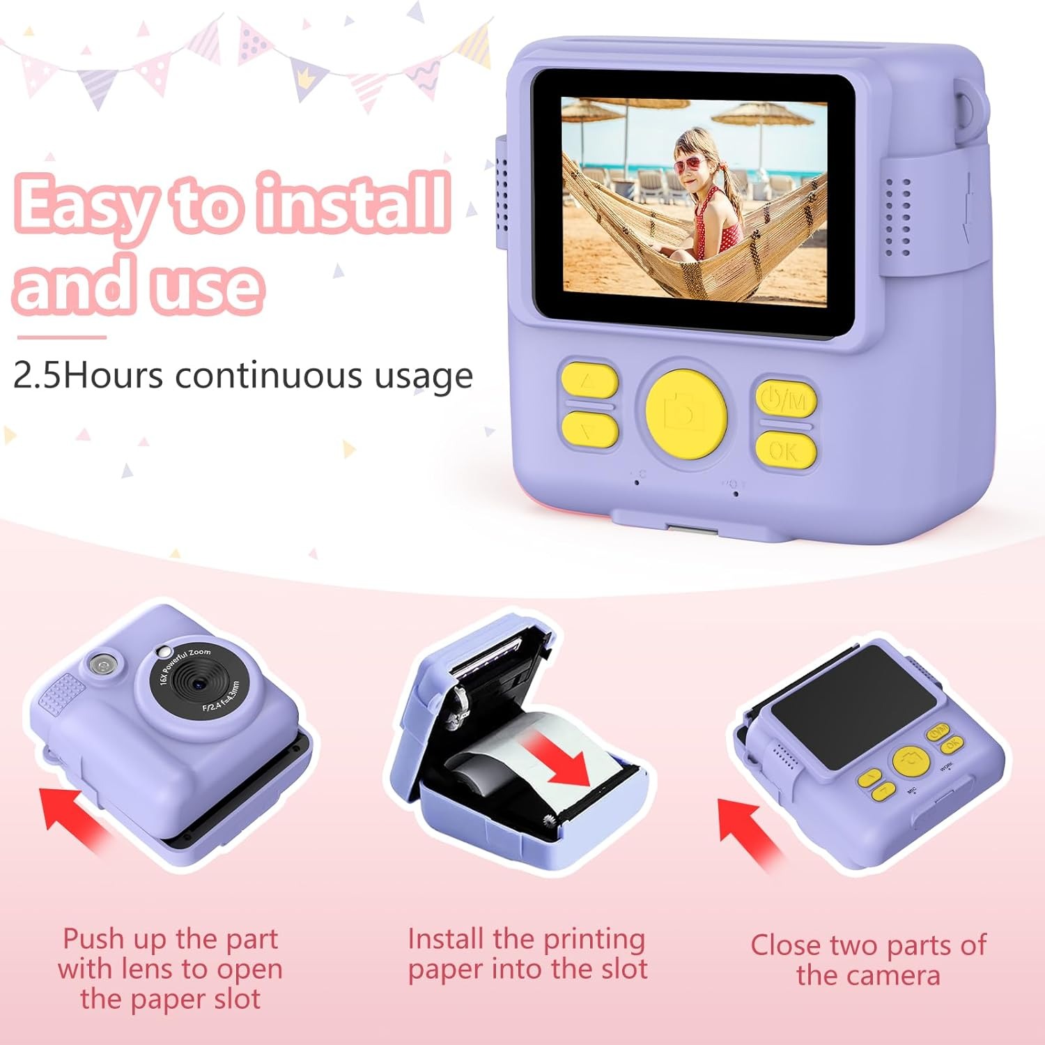 InstantPrint Camera for Kids C - огляд і ціна Kids Education News