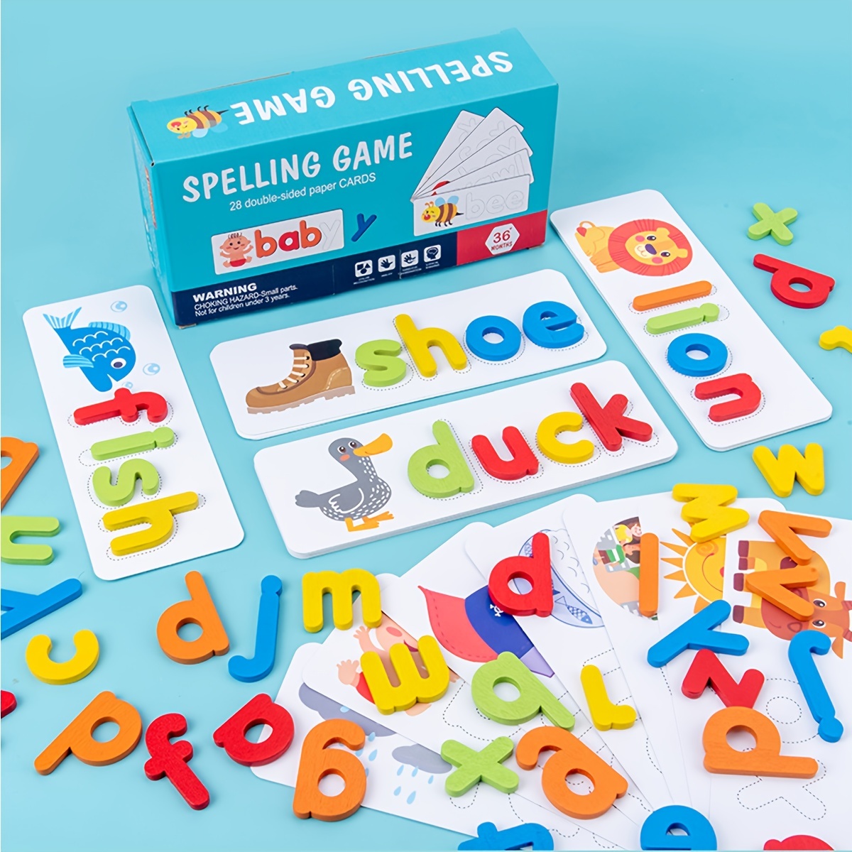 Montessori Alphabet Spelling W - огляд і ціна Kids Educational Games Learn English