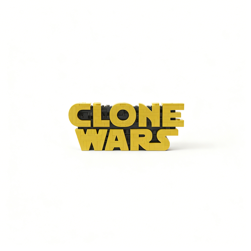 742pcs MOC Clone Wars Logo Sta - огляд і ціна Kids Education Logo