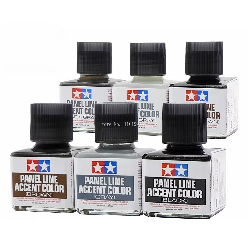 40ml Panel Line Accent Color E - огляд і ціна Tamiya Model Paint Set