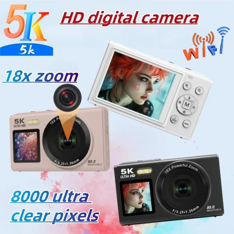5K HD Digital Camera WiFi 80MP - огляд і ціна Kids Education News