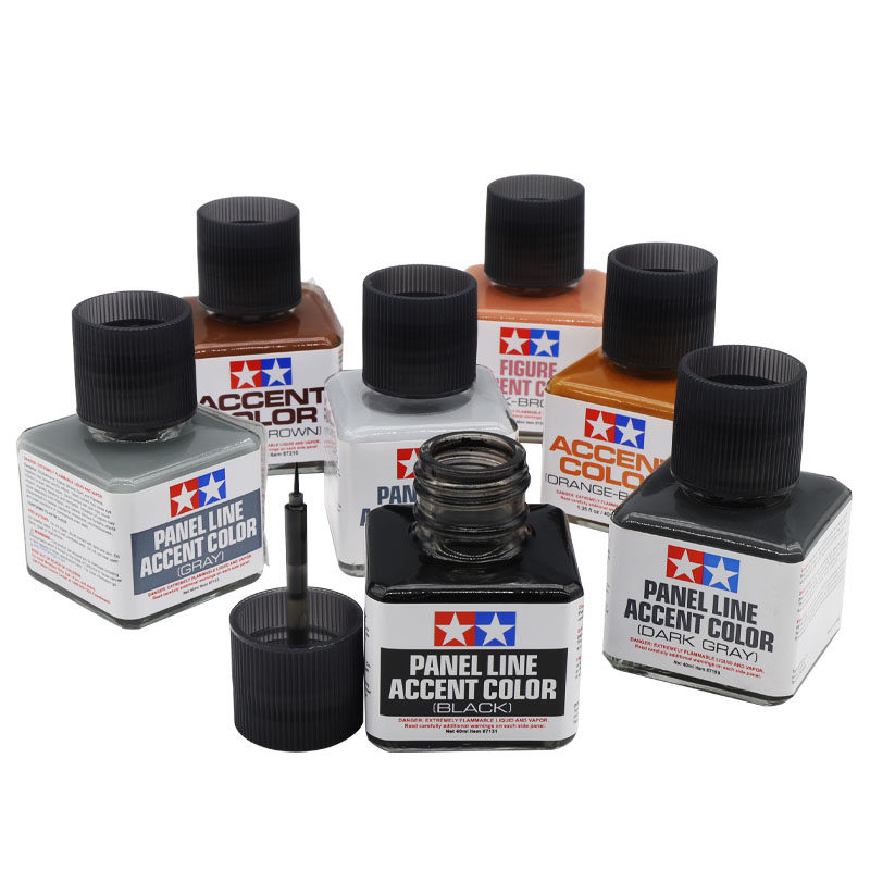 TAMIYA Panel Line Accent Color - огляд і ціна Tamiya Model Paint Set