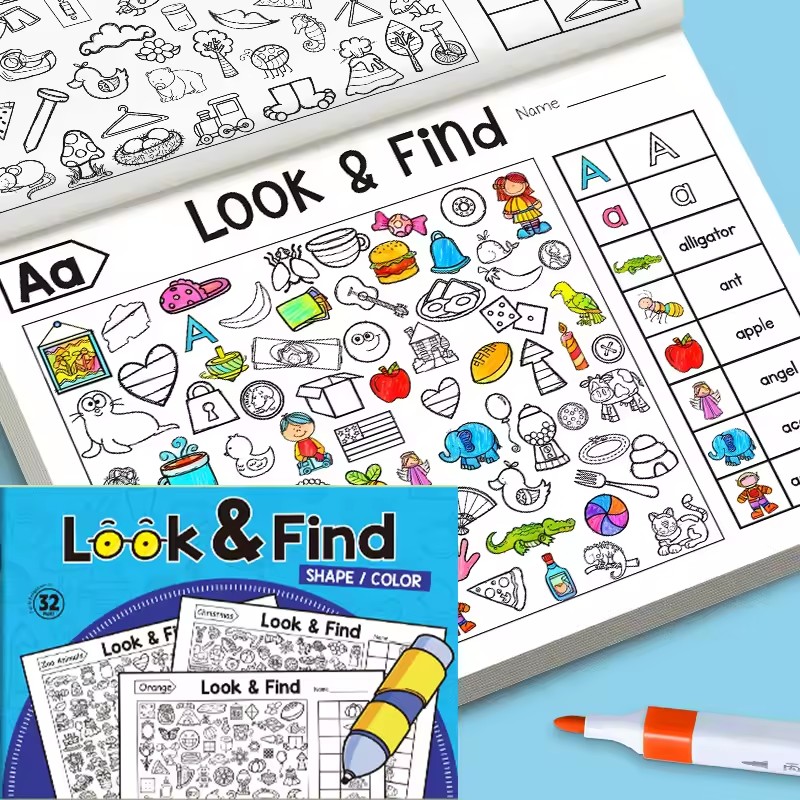 Look And Find Coloring Book fo - огляд і ціна Kid Educational