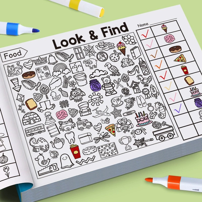 Look And Find Coloring Book fo - огляд і ціна Kid Educational