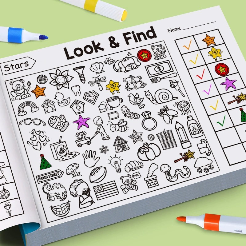 Look And Find Coloring Book fo - огляд і ціна Kid Educational