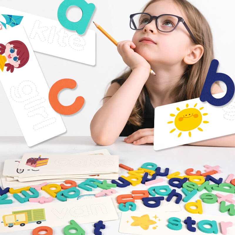 Montessori Wooden Alphabet Puz - огляд і ціна Kids Educational Games Learn English