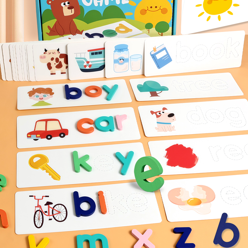 Montessori Wooden Alphabet Puz - огляд і ціна Kids Educational Games Learn English