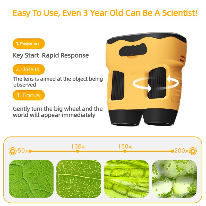 4K Microscope Camera 1000X Han - огляд і ціна Kids Education News