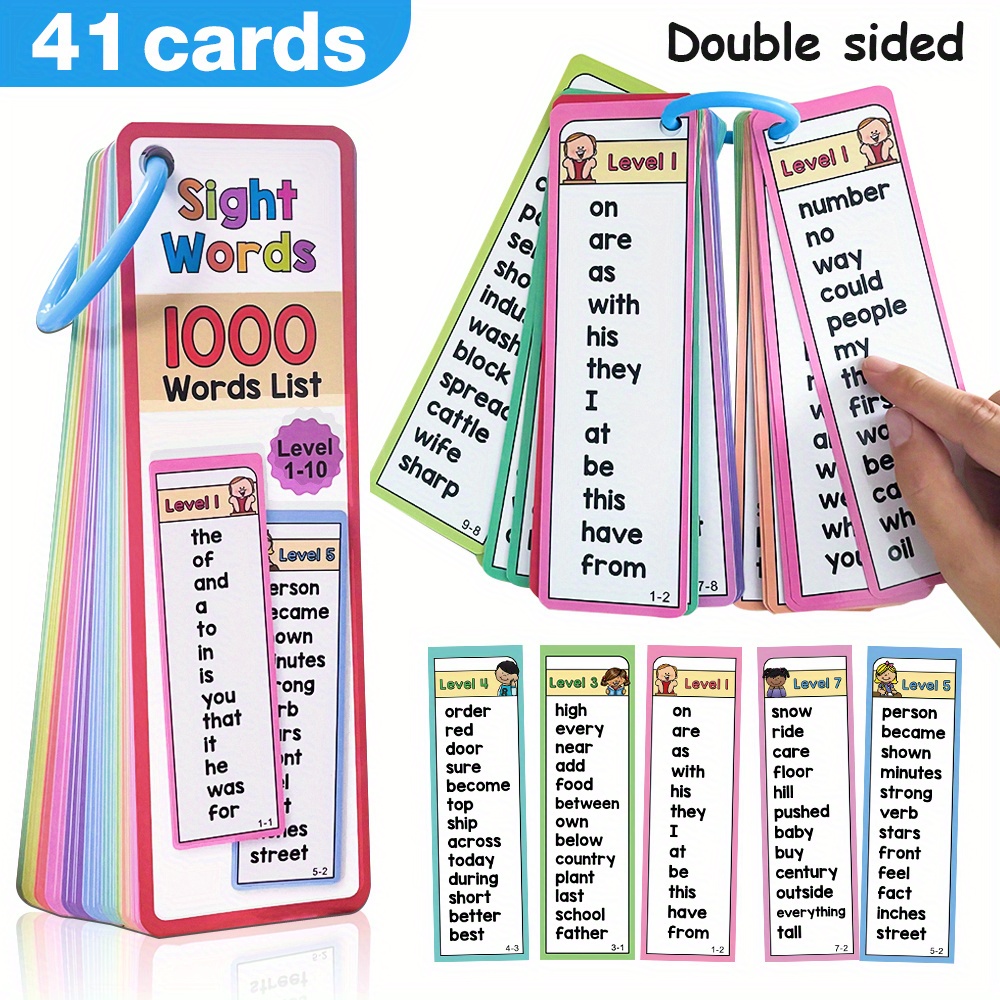 1000 Sight Words Flash Cards f - огляд і ціна Kids Educational Games Learn English