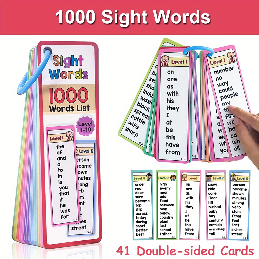 1000 Sight Words Flash Cards f - огляд і ціна Kids Educational Games Learn English