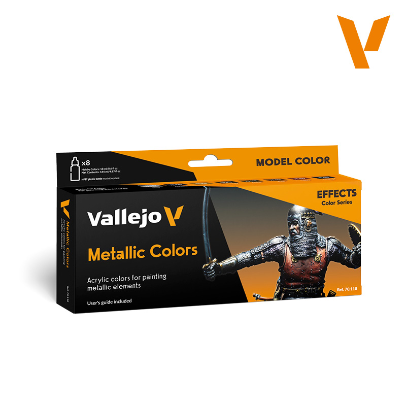 Vallejo 70118 Metallic Color E - огляд і ціна Tamiya Model Paint Set