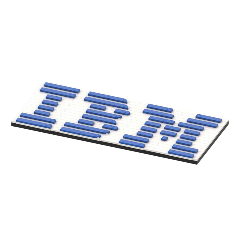 206pcs MOC Logo IBM Classic Mo - огляд і ціна Kids Education Logo