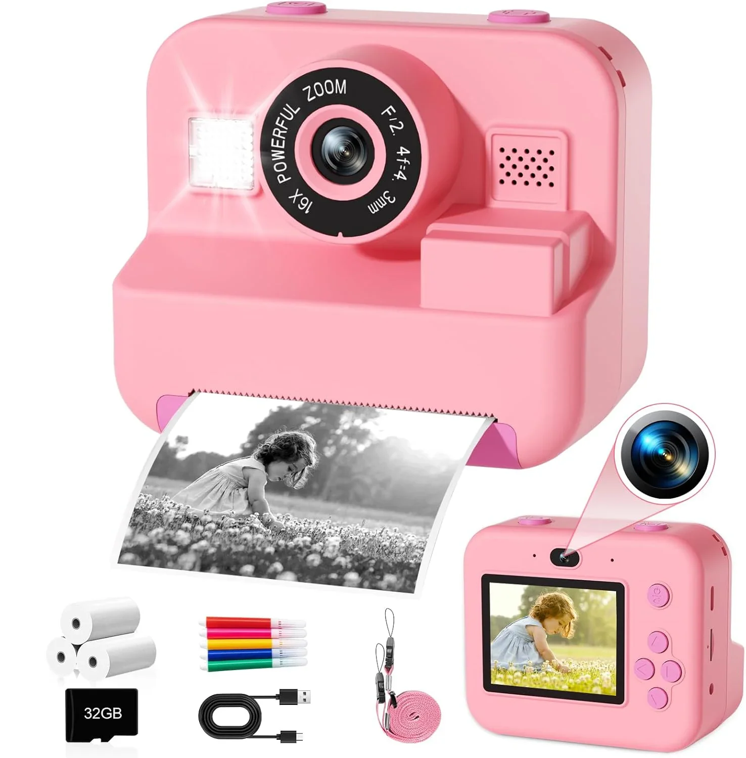 Digital Children Camera, Insta - огляд і ціна Japanese Kids Education