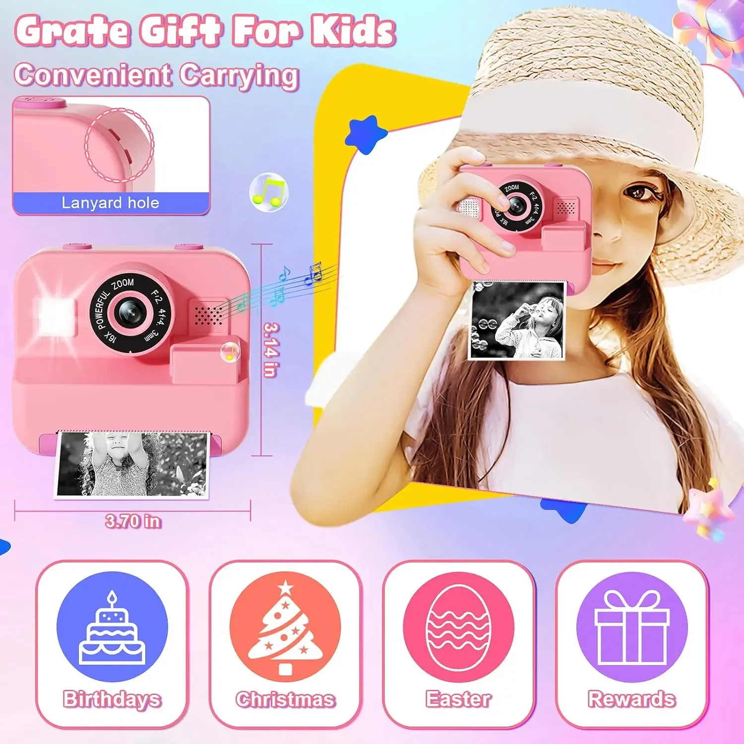Digital Children Camera, Insta - огляд і ціна Japanese Kids Education