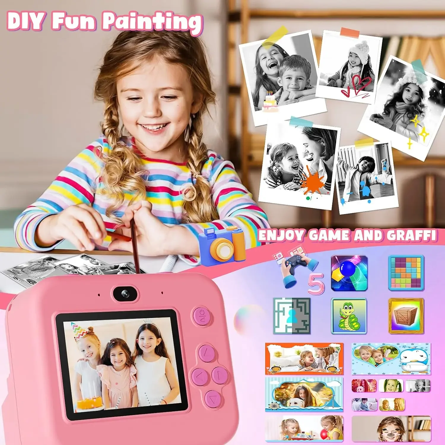 Digital Children Camera, Insta - огляд і ціна Japanese Kids Education