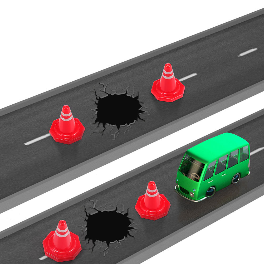 24Pcs Mini Traffic Cones Red P - огляд і ціна Kid Educational
