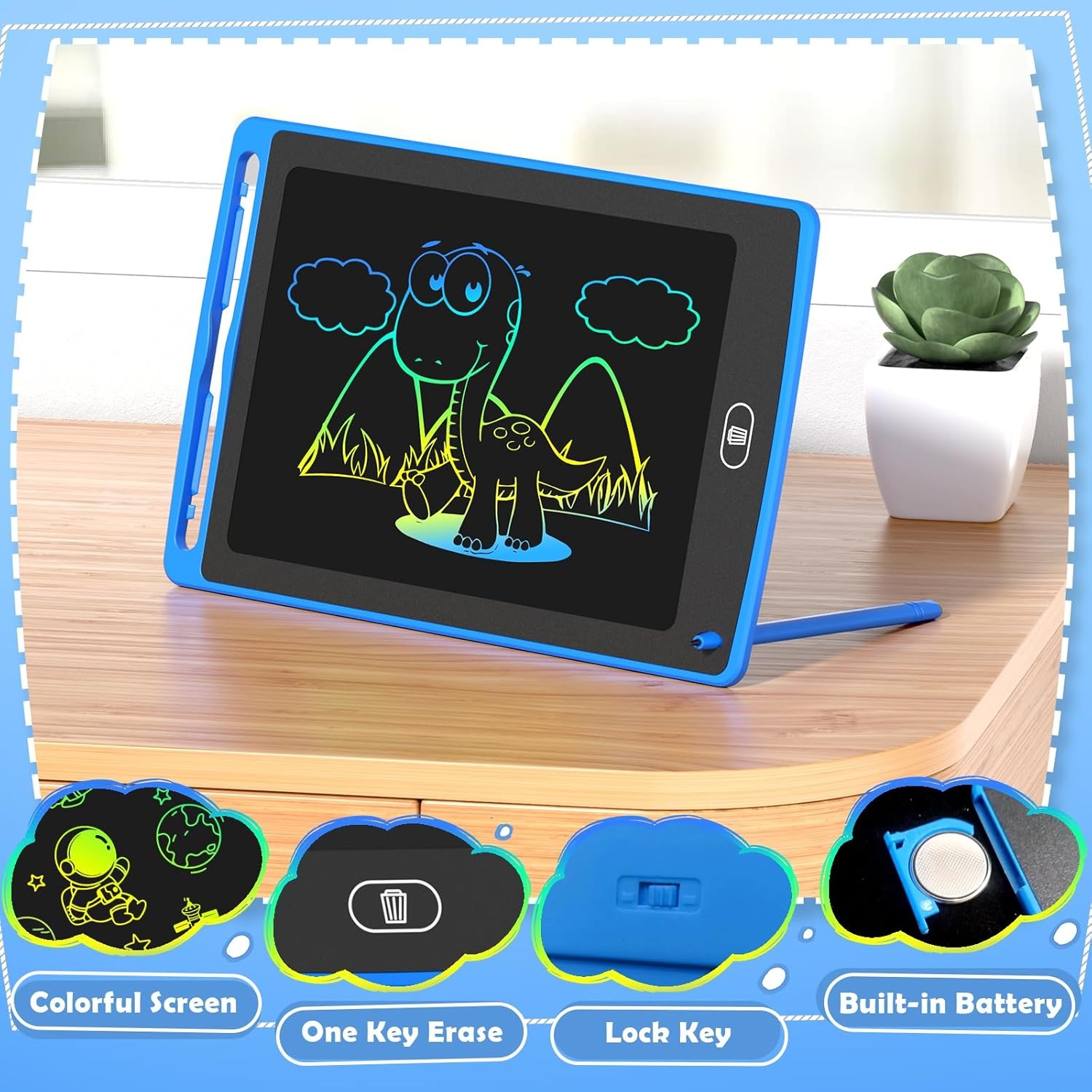 Pack LCD Writing Tablet for Ki - огляд і ціна Kids Education Product