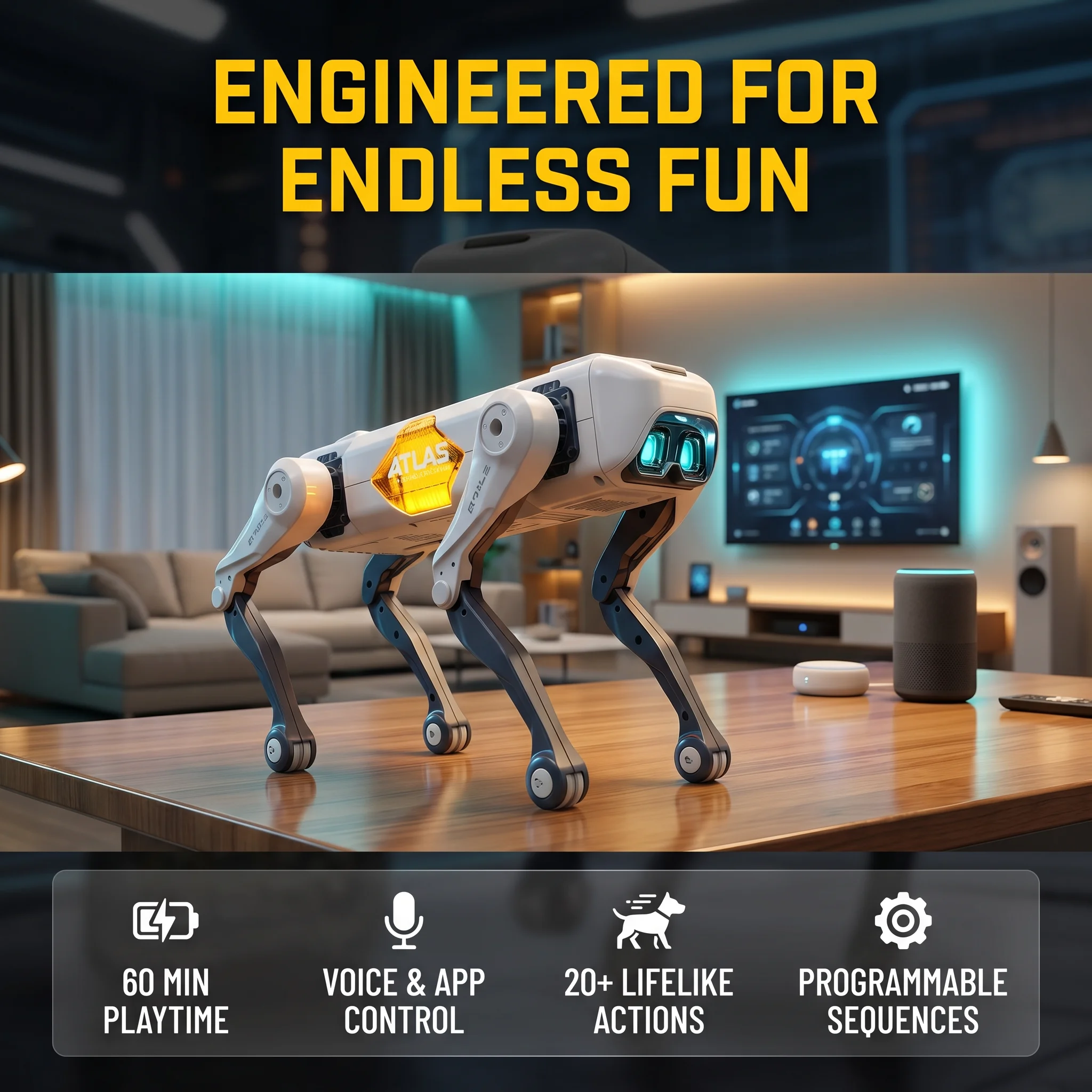 AI Smart Robot Dog, Voice & AP - огляд і ціна Kid Educational